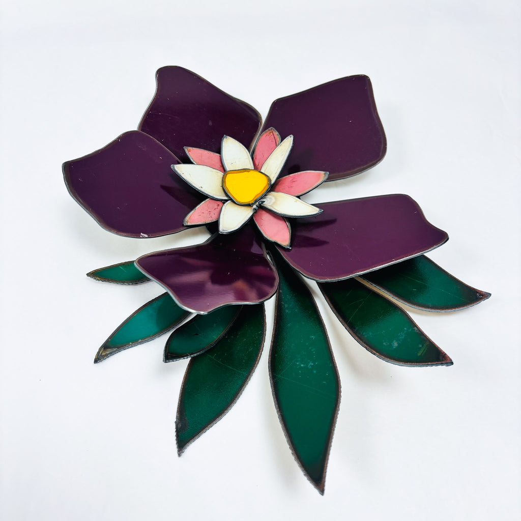 Corsage: Original Artwork Purple Frangipani