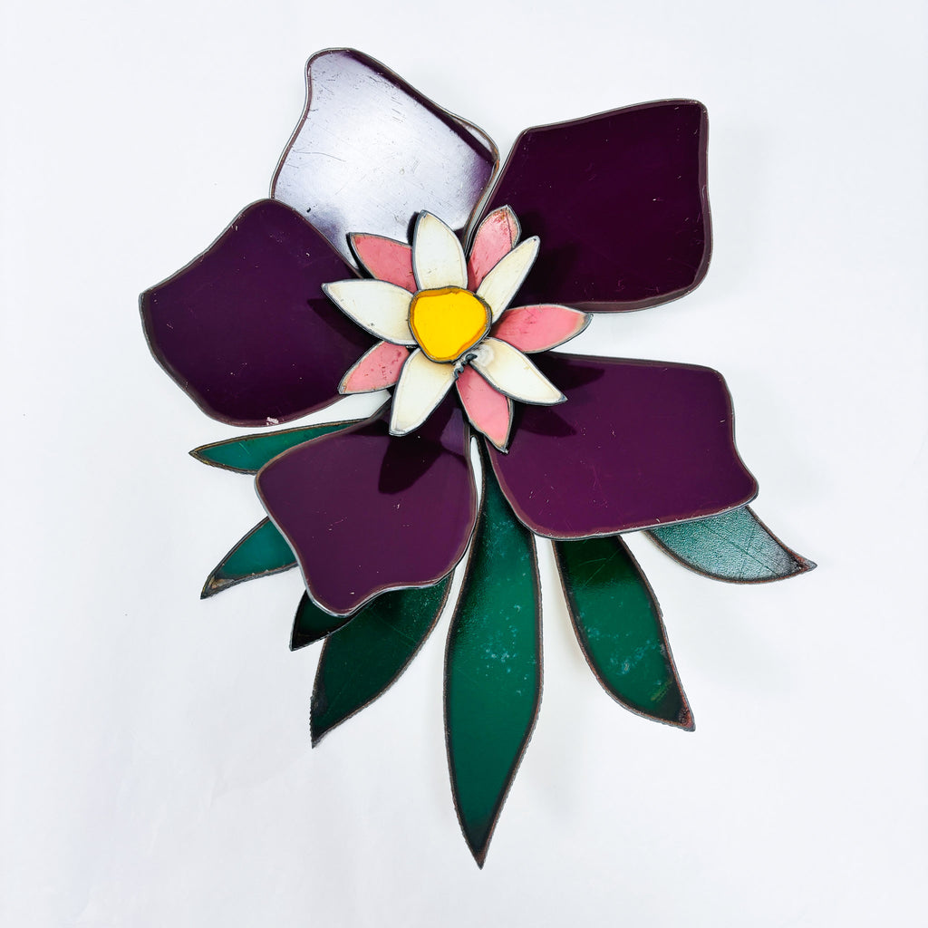 Corsage: Original Artwork Purple Frangipani