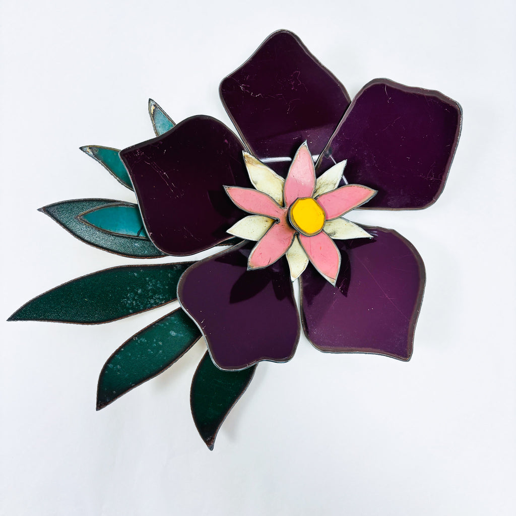 Corsage: Original Artwork Purple Frangipani