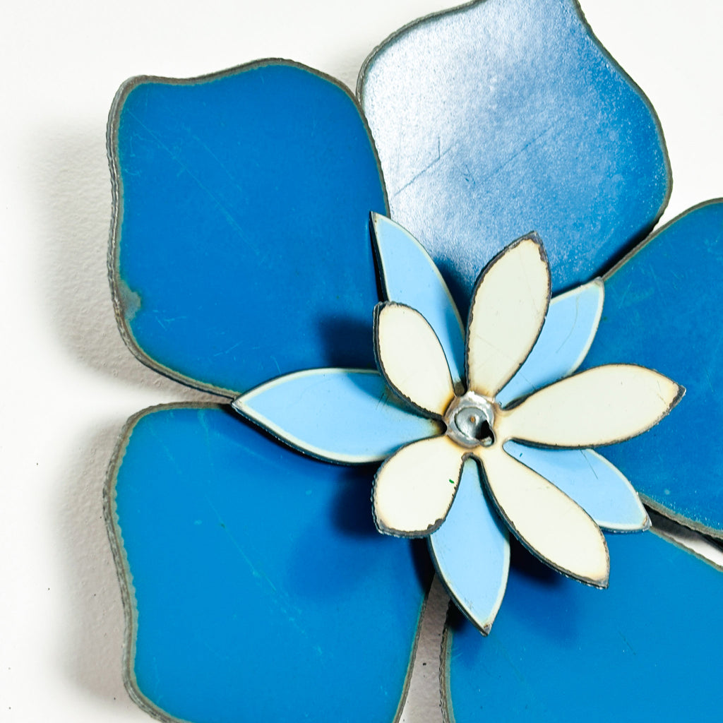 Corsage: Original Frangipani Blue White