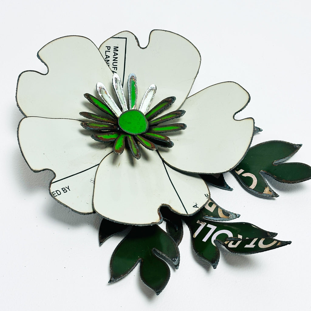 Corsage: Original artwork Poppy White