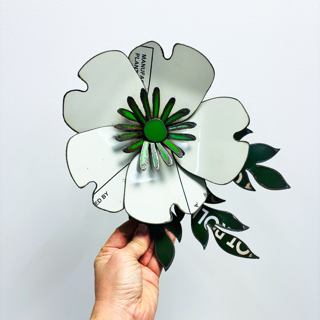 Corsage: Original artwork Poppy White