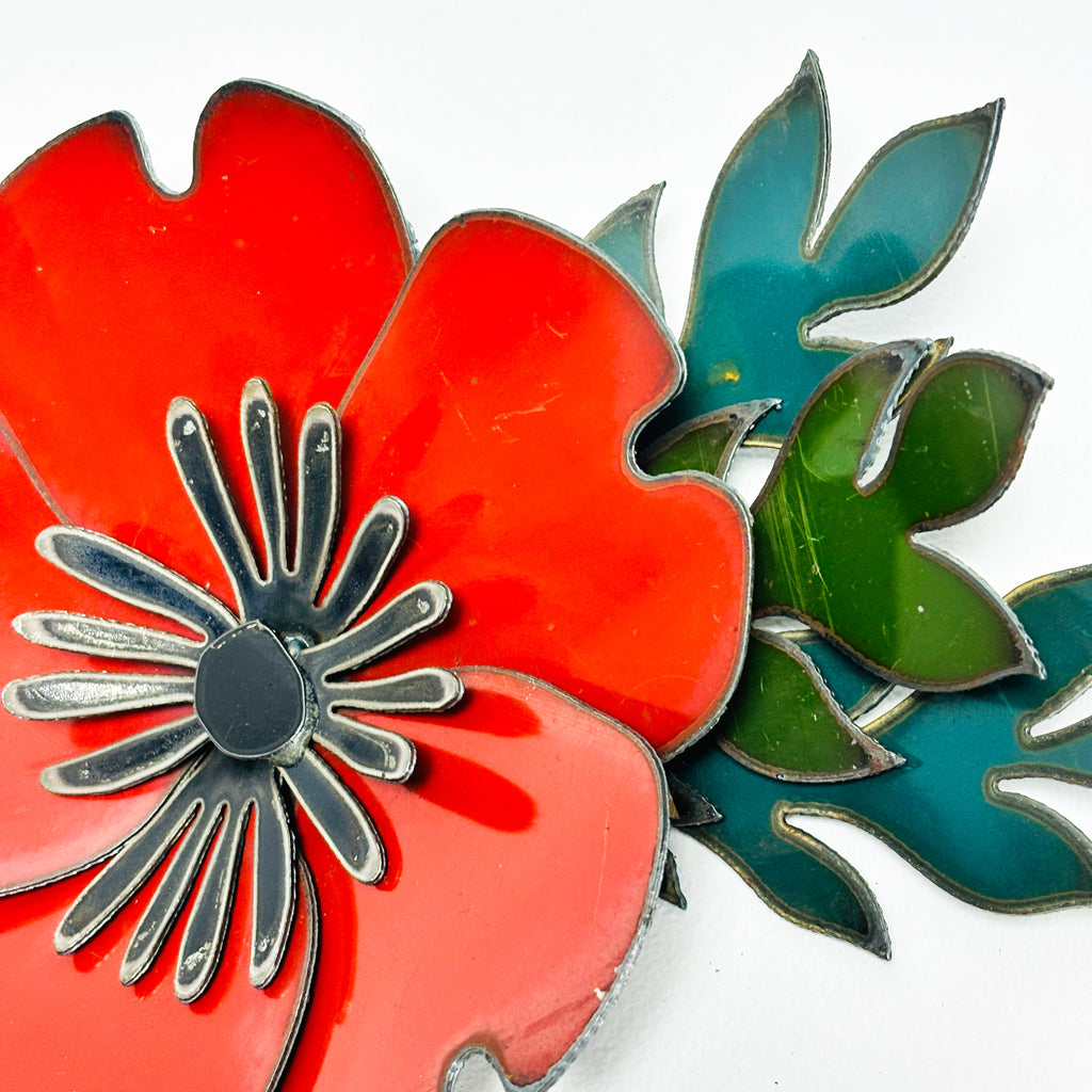 Corsage: Original artwork Poppy Red