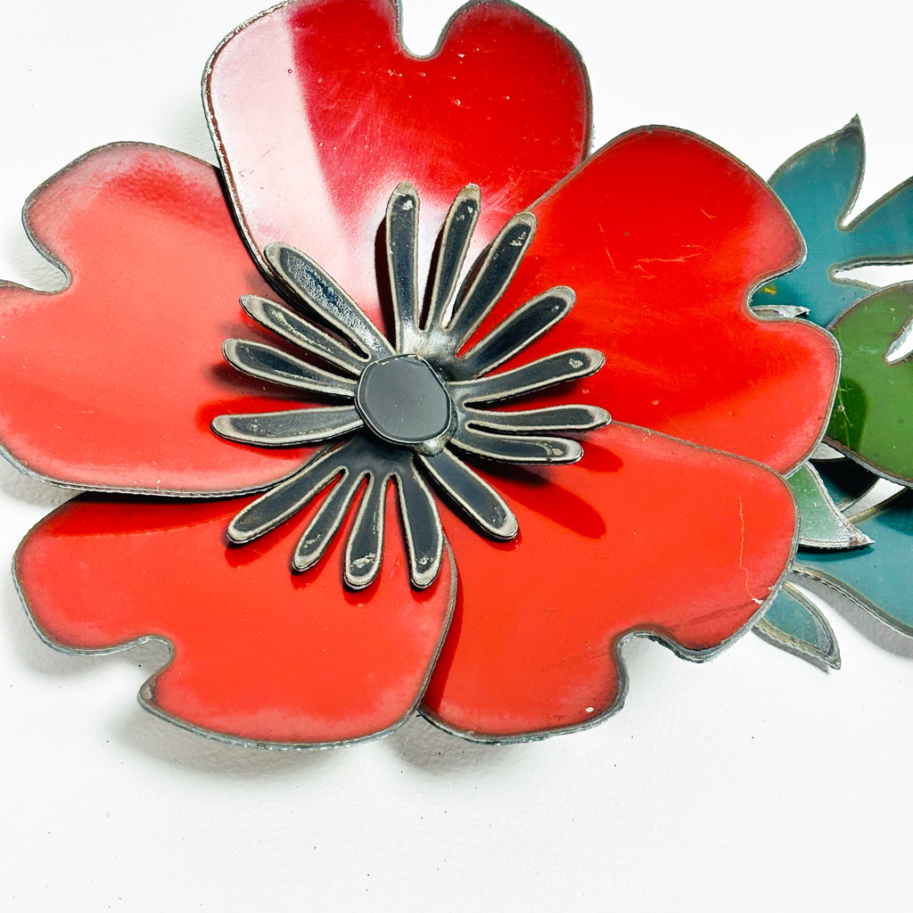 Corsage: Original artwork Poppy Red