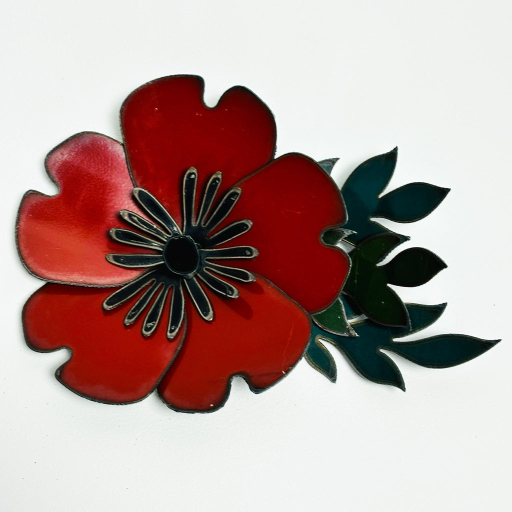 Corsage: Original artwork Poppy Red