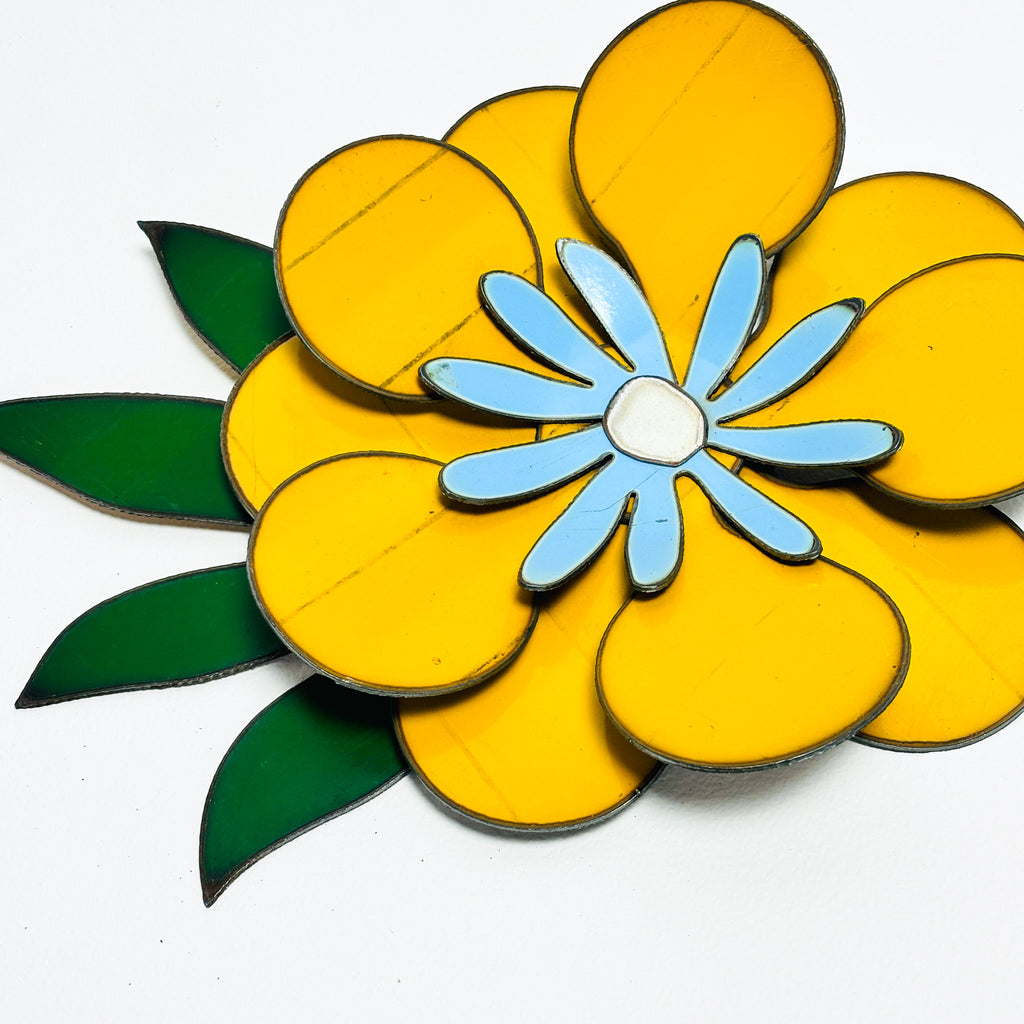 Colourful Corsage - Buttercup Design Yellow