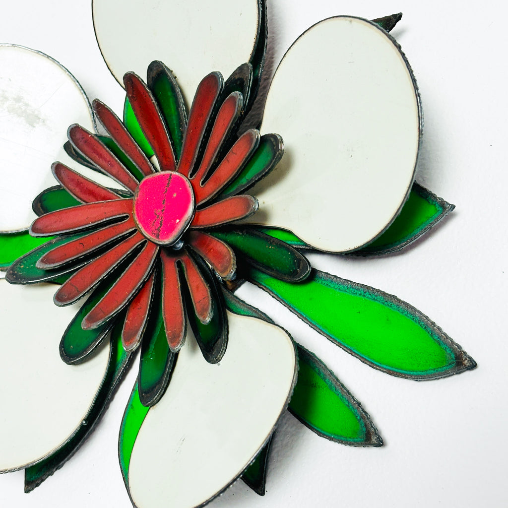 NZ Native Colourful Corsage - Manuka Design White