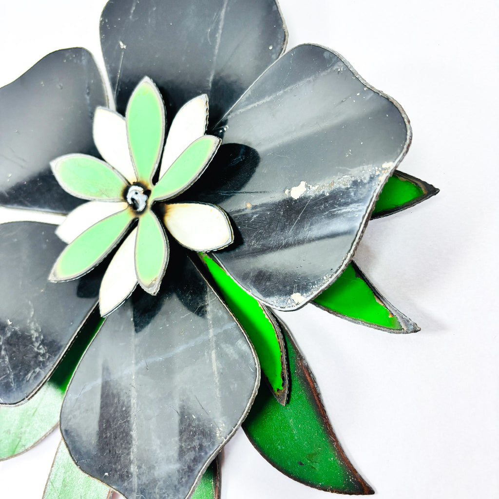 Corsage: Original artwork black Frangipani