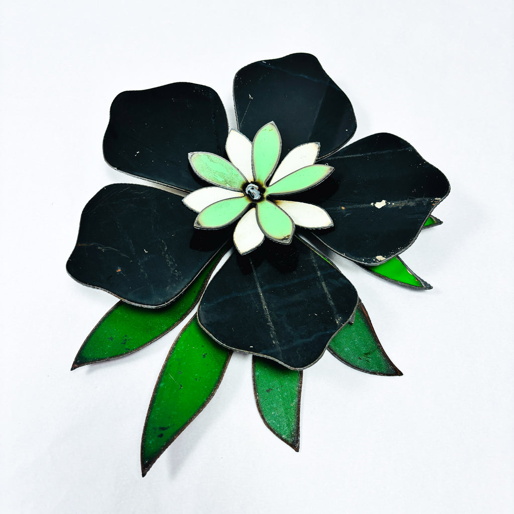 Corsage: Original artwork black Frangipani