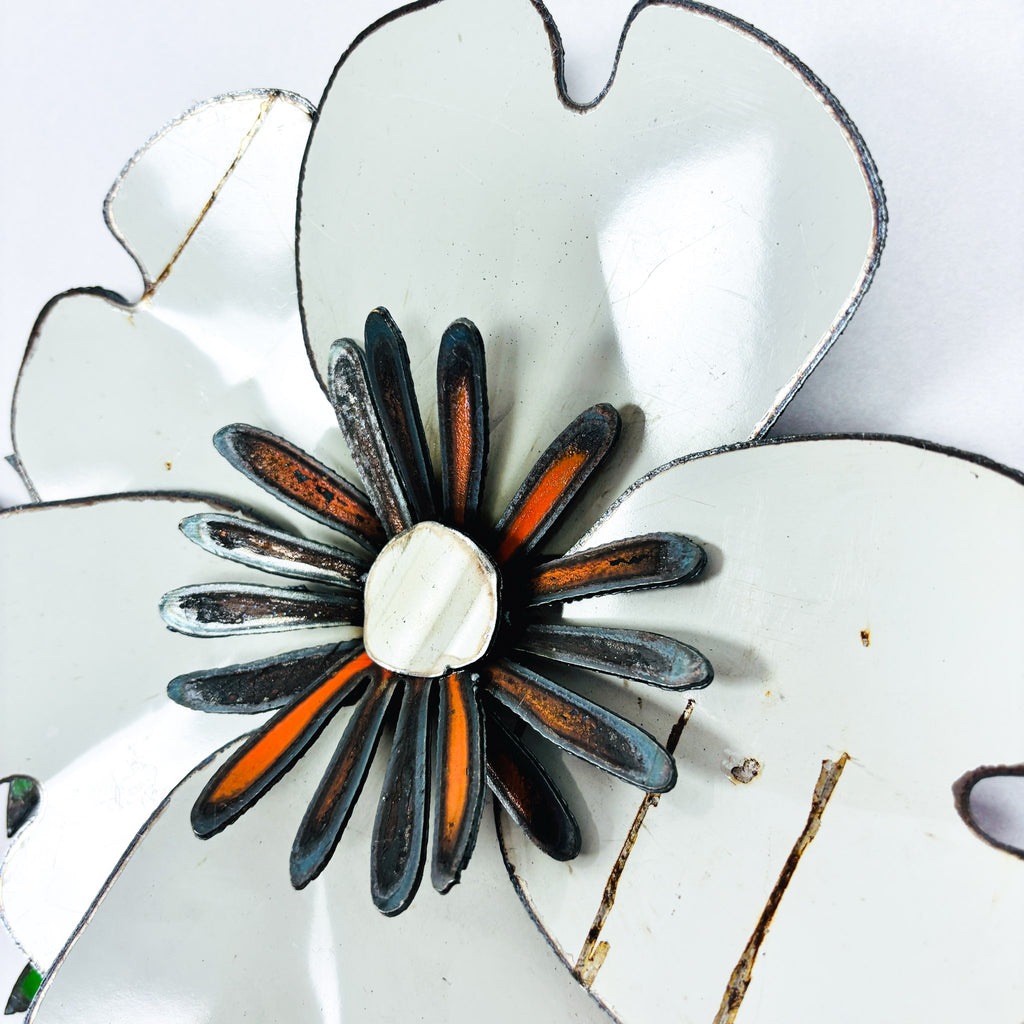 Corsage: Original artwork white Poppy