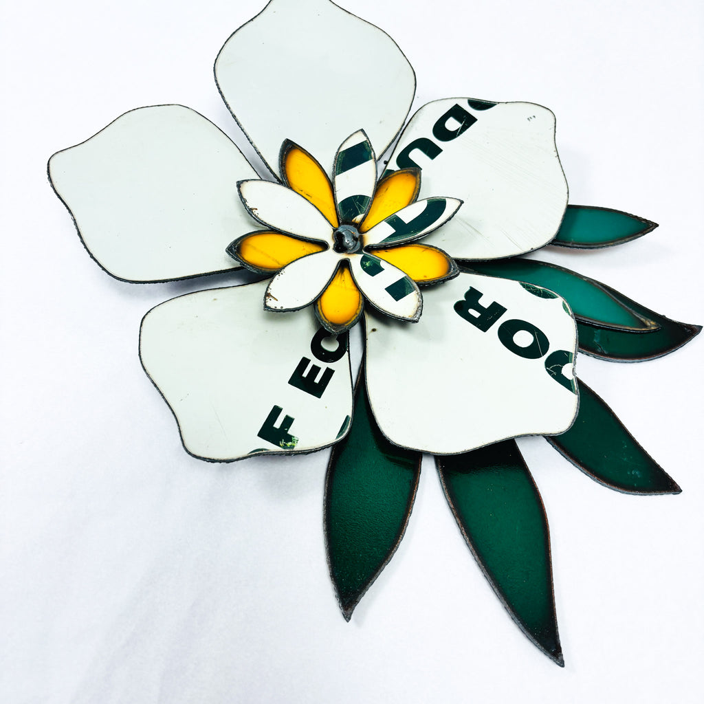 Corsage: Original artwork white Frangipani