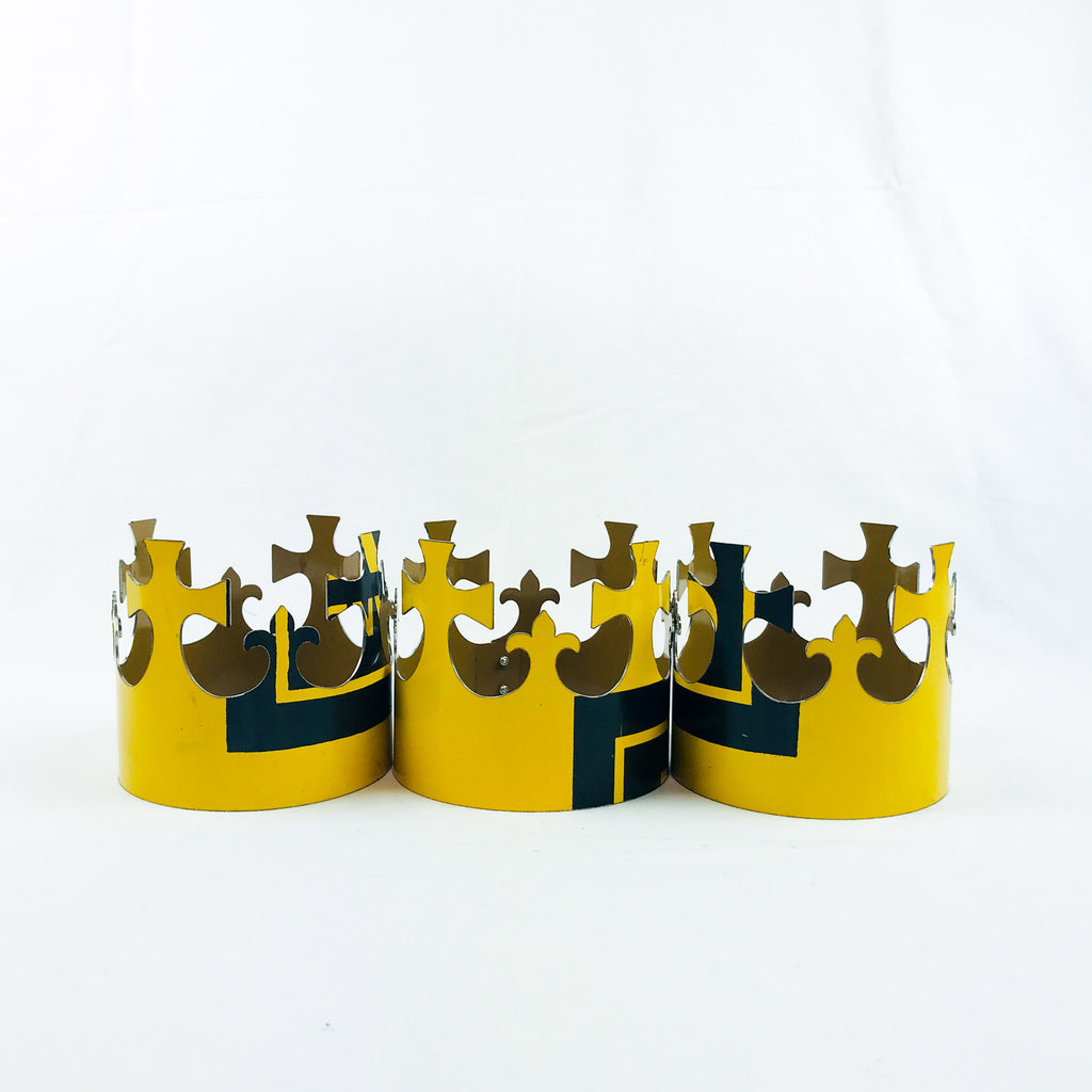 Small Crown Sculpture - Yellow