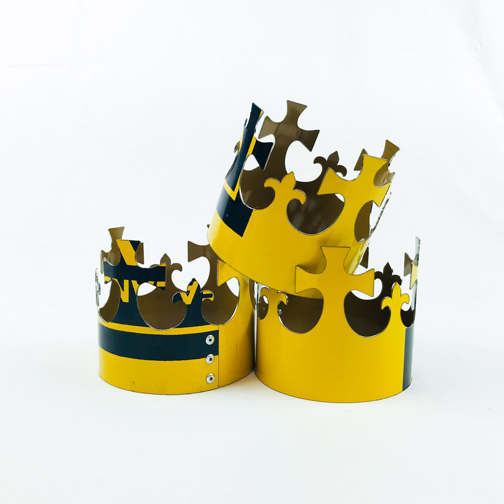 Small Crown Sculpture - Yellow