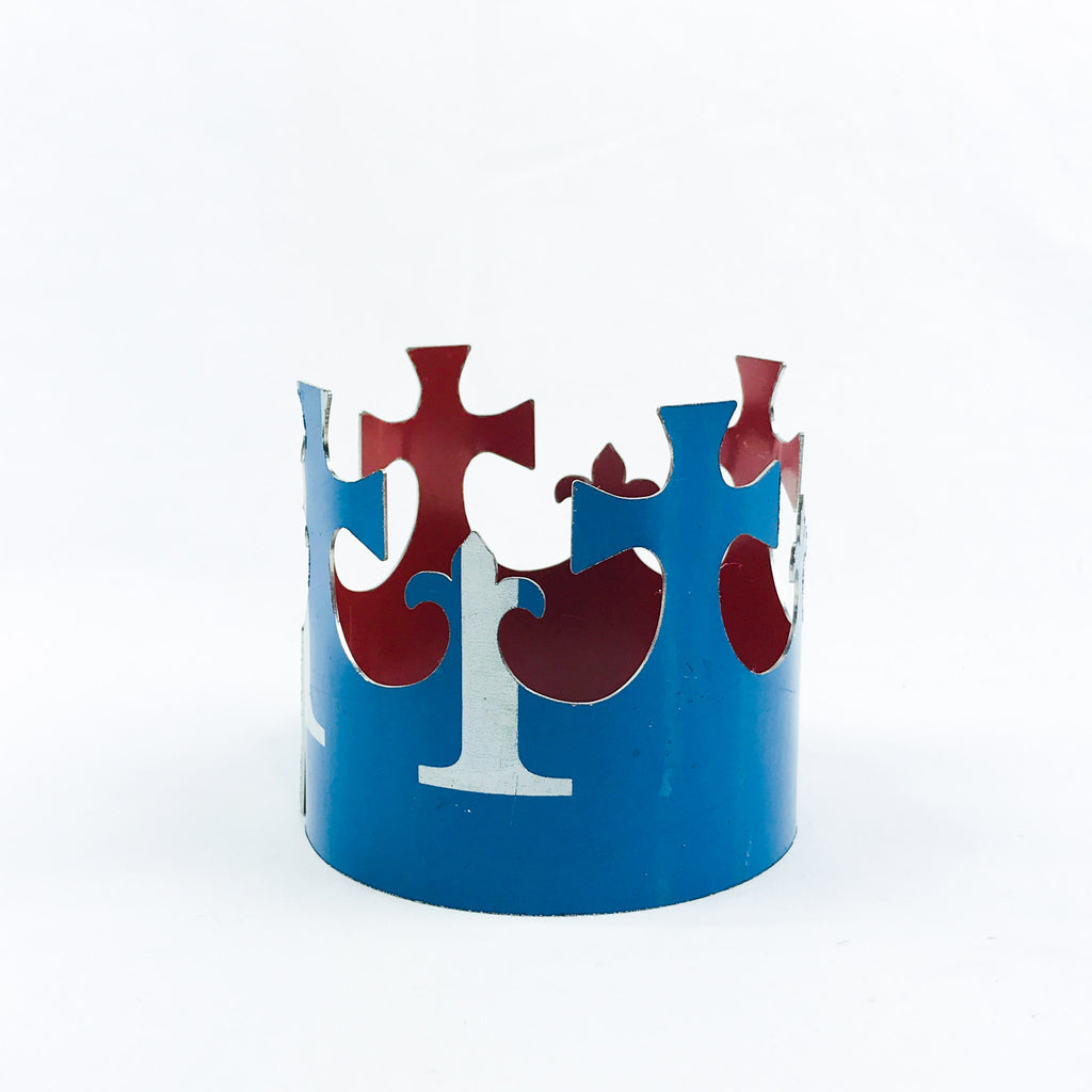 Small Crown Sculpture - Blue